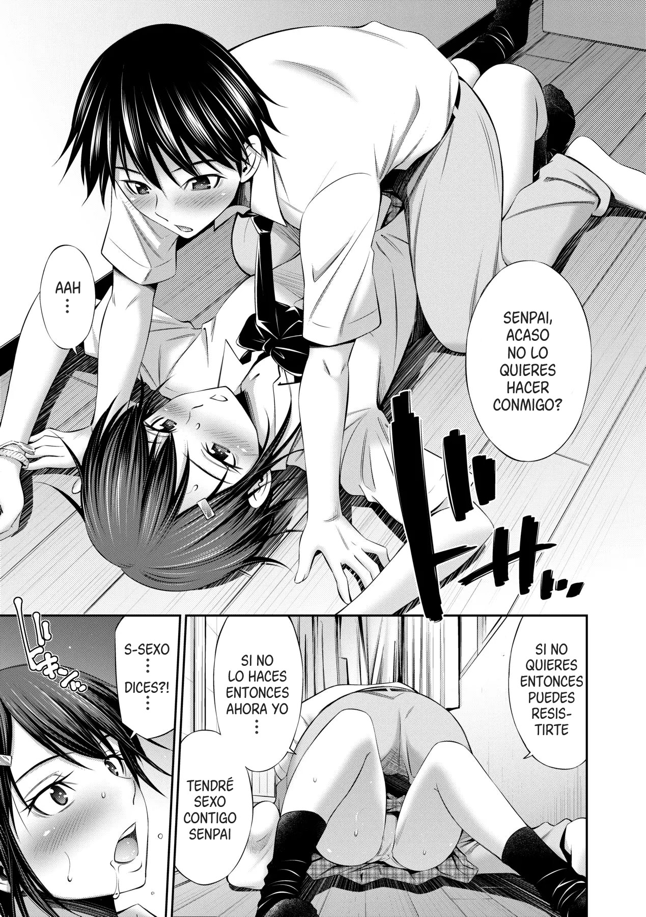 [Sabashi Renya] Senpai-tachi to no Gakuen Seikatsu chap.5 | Mi vida escolar con las senpais cap.5 [Spanish] [Decensored] [Harenchi no Fansub] 7eme image