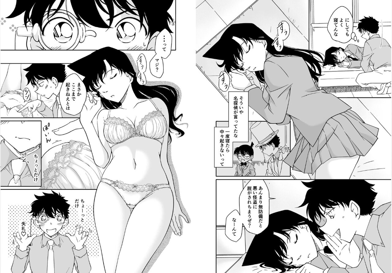 [mysteryfarm (Shiroyagi)] Itazura wa utatane no saichū ni (Detective Conan) [Digital] numero di immagine  4