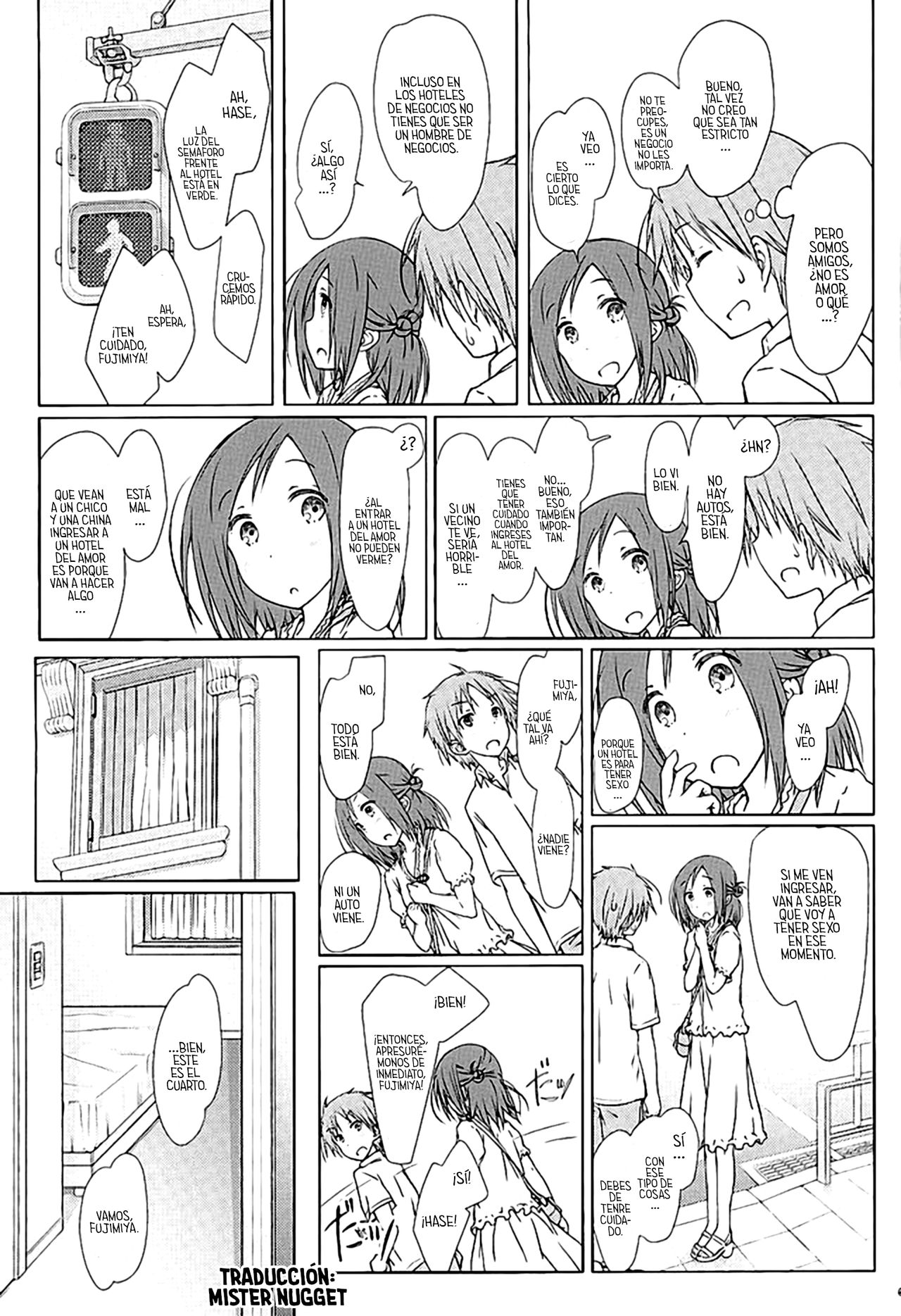 (C89) [SuperFlatLolinitron (Focke Wolf)] "Tomodachi to Kyuukei." (One Week Friends) [Spanish] [Mr. Nugget] numero di immagine  6