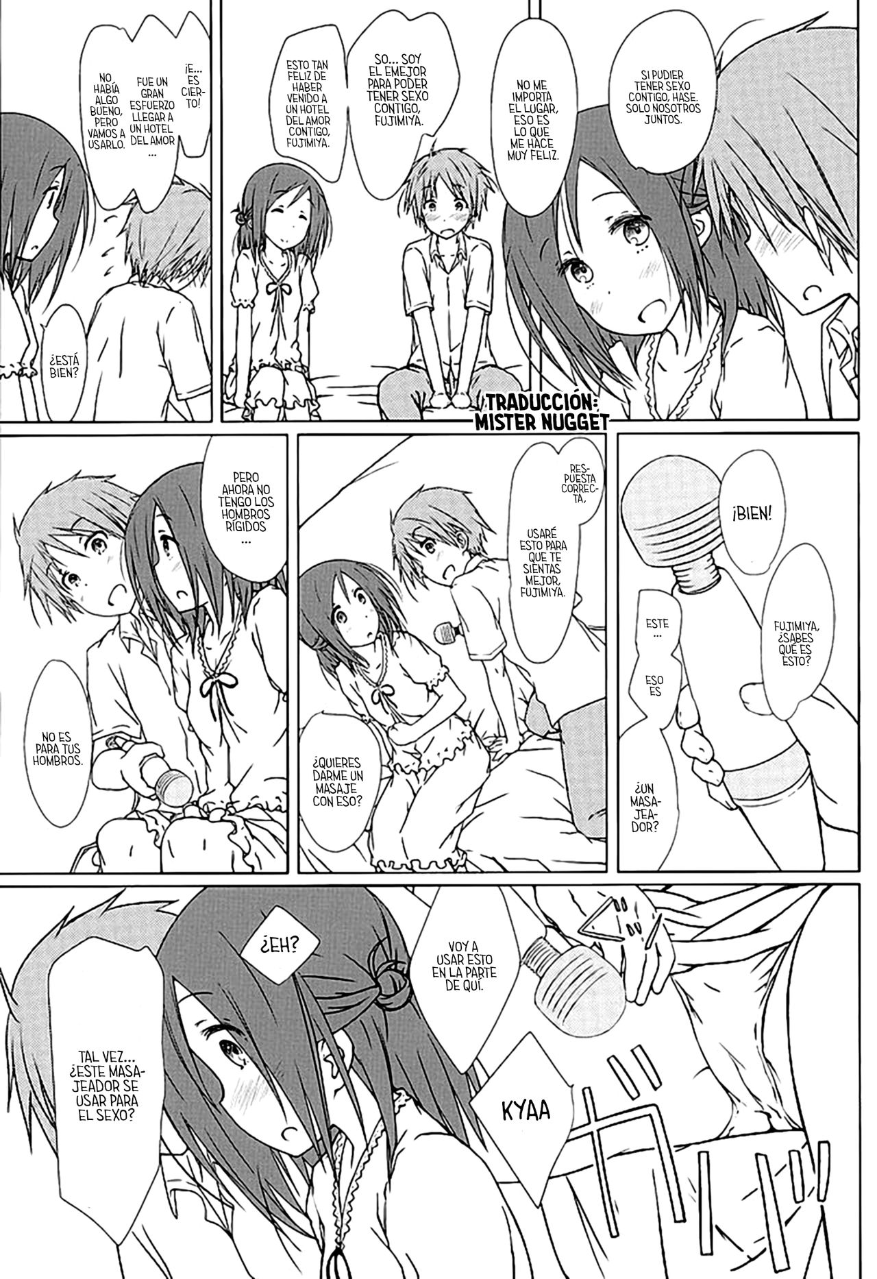 (C89) [SuperFlatLolinitron (Focke Wolf)] "Tomodachi to Kyuukei." (One Week Friends) [Spanish] [Mr. Nugget] numero di immagine  8