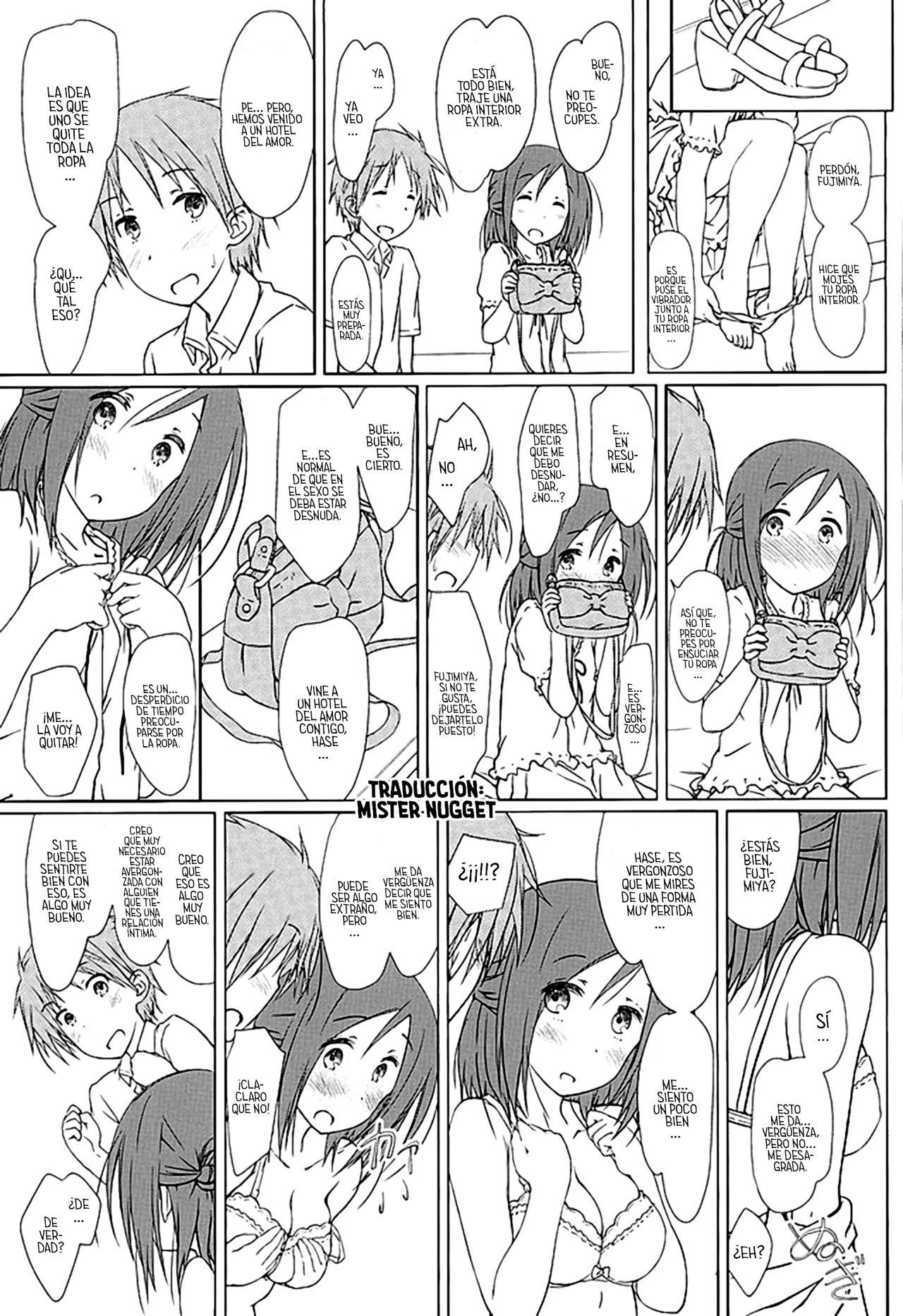 (C89) [SuperFlatLolinitron (Focke Wolf)] "Tomodachi to Kyuukei." (One Week Friends) [Spanish] [Mr. Nugget] numero di immagine  12