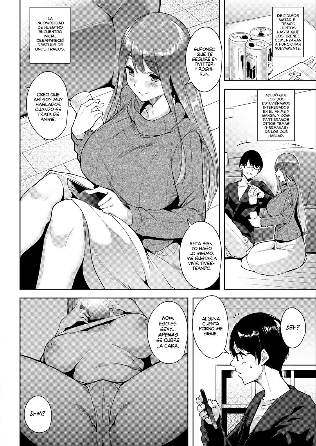 [Tomohiro Kai] Selfies | Tomándose fotos (COMIC Kairakuten BEAST 2017-01) [Spanish] [HentaIsLife Scans] [Digital] numero di immagine  4