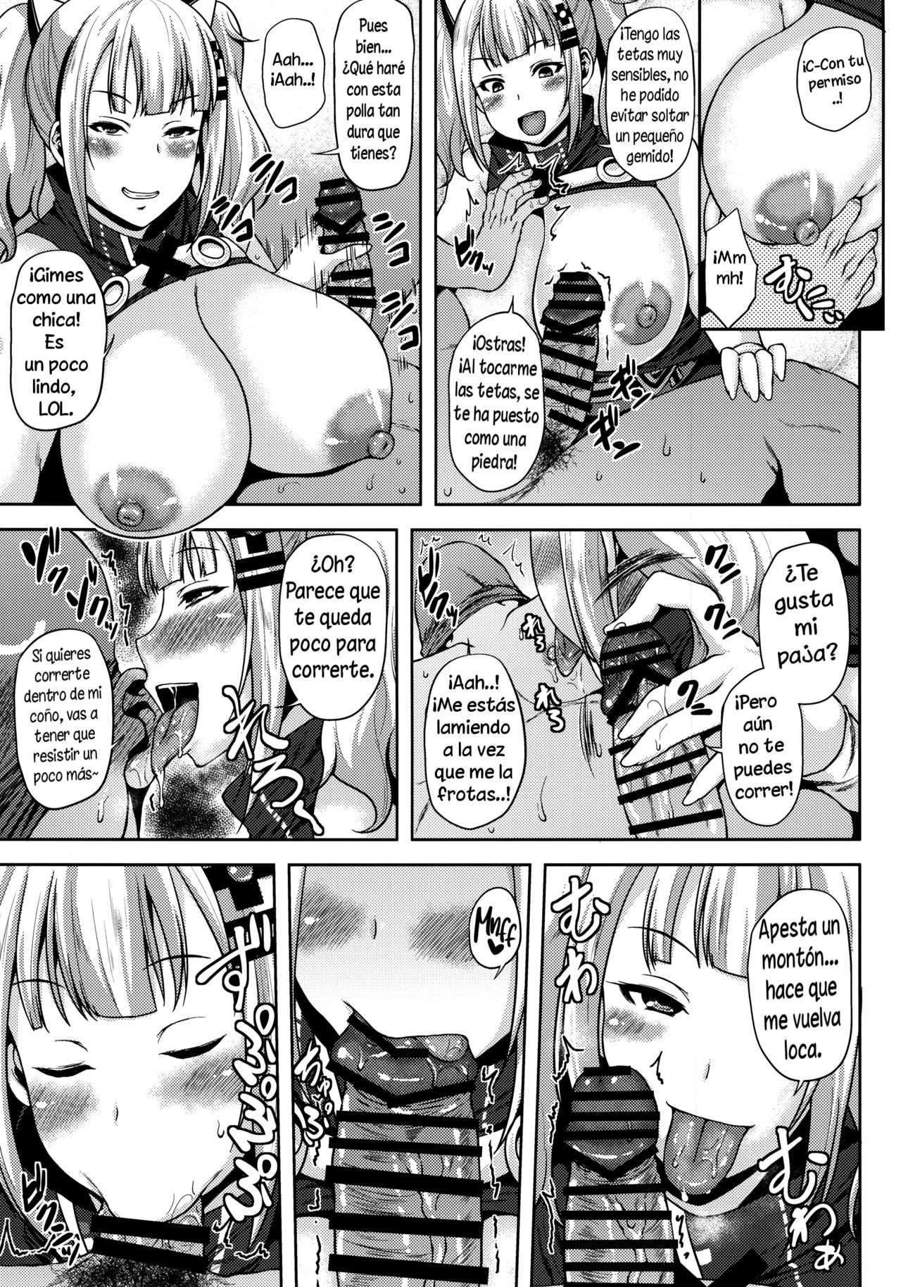 (COMIC1☆13) [BONJin (Ozy)] Kaguya Luna no SugoTech Gaman Dekireba Nakadashi H (Kaguya Luna) [Spanish] [Solarismaximum] numero di immagine  6