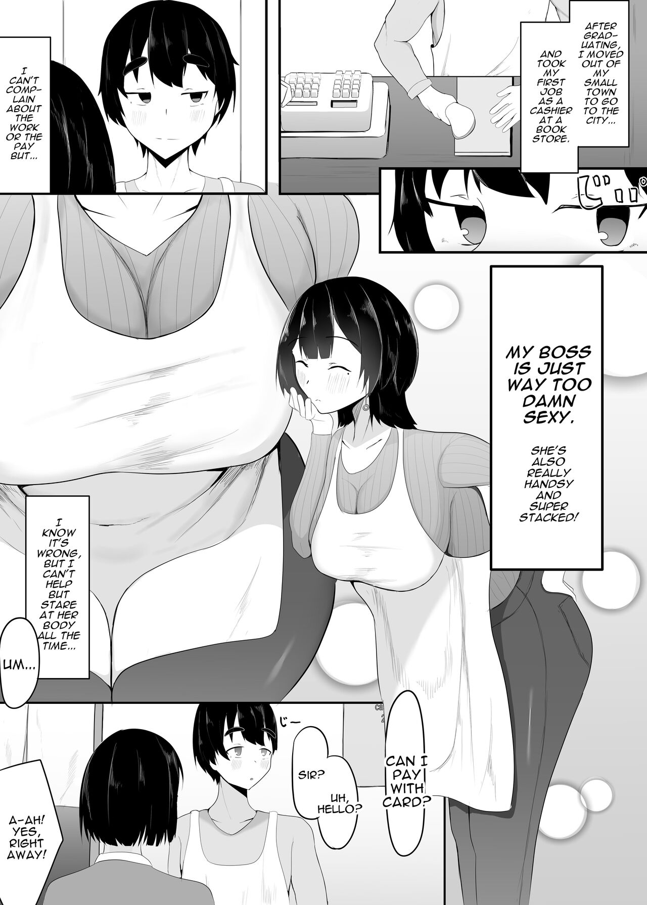 [Ikki Ichiyuu] Kyonyuu Tenchou no Itazura | Busty Shop Manager's Prank [English] [Darg777 Translations] numero di immagine  3