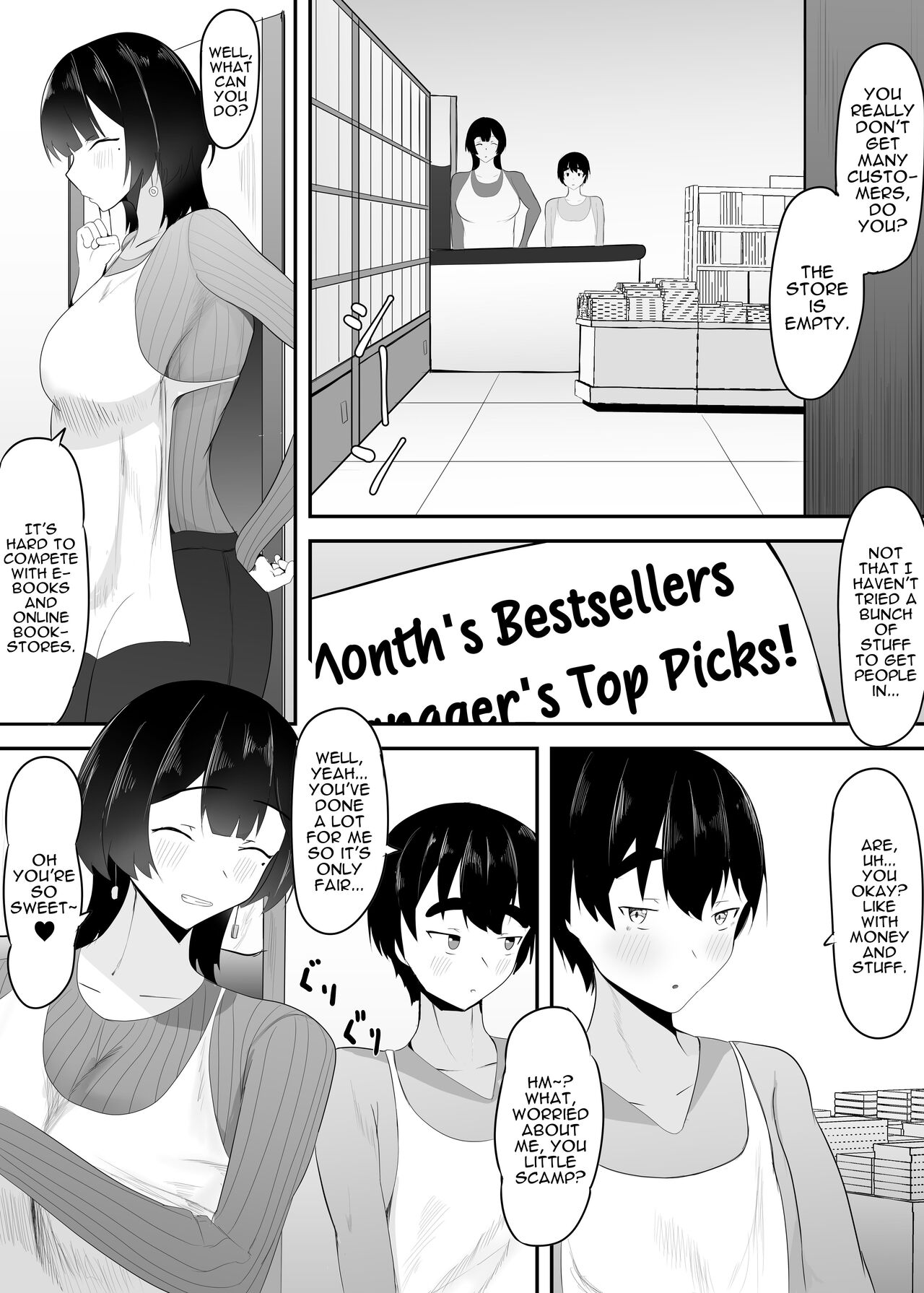 [Ikki Ichiyuu] Kyonyuu Tenchou no Itazura | Busty Shop Manager's Prank [English] [Darg777 Translations] 이미지 번호 5