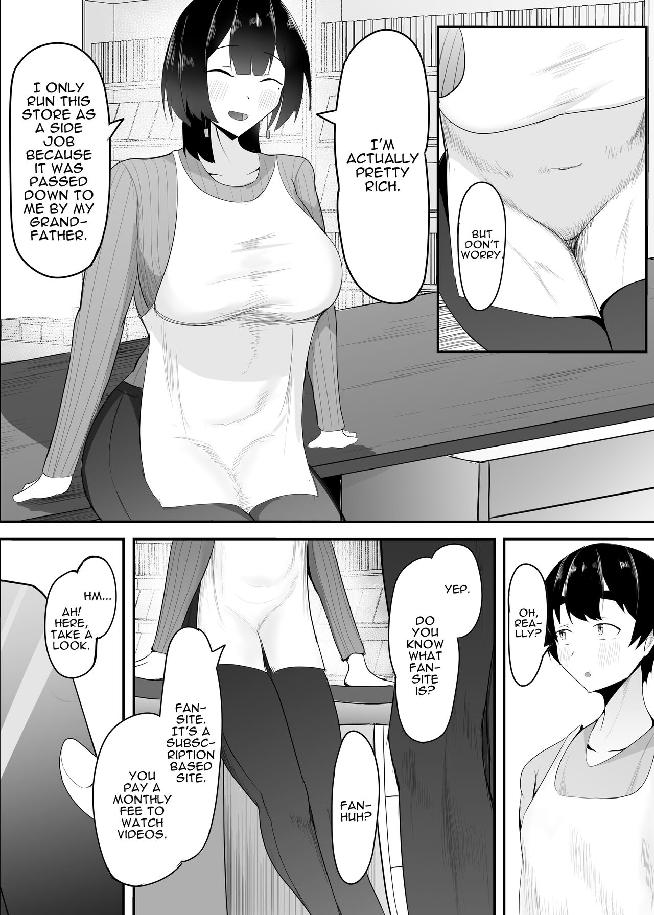 [Ikki Ichiyuu] Kyonyuu Tenchou no Itazura | Busty Shop Manager's Prank [English] [Darg777 Translations] numero di immagine  6