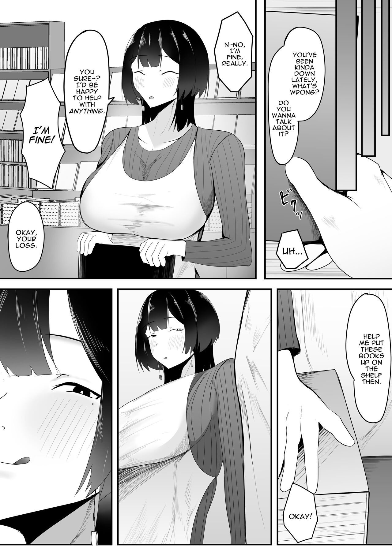 [Ikki Ichiyuu] Kyonyuu Tenchou no Itazura | Busty Shop Manager's Prank [English] [Darg777 Translations] imagen número 9