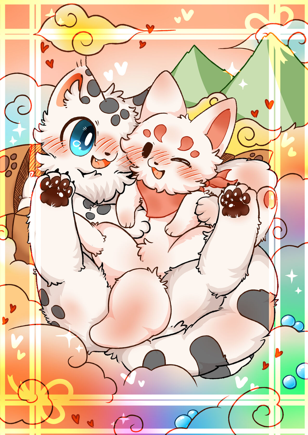 [jvcheng_uwu][有兽焉]|猫猫狐狐春梦之夜[Chinese] Bildnummer 2