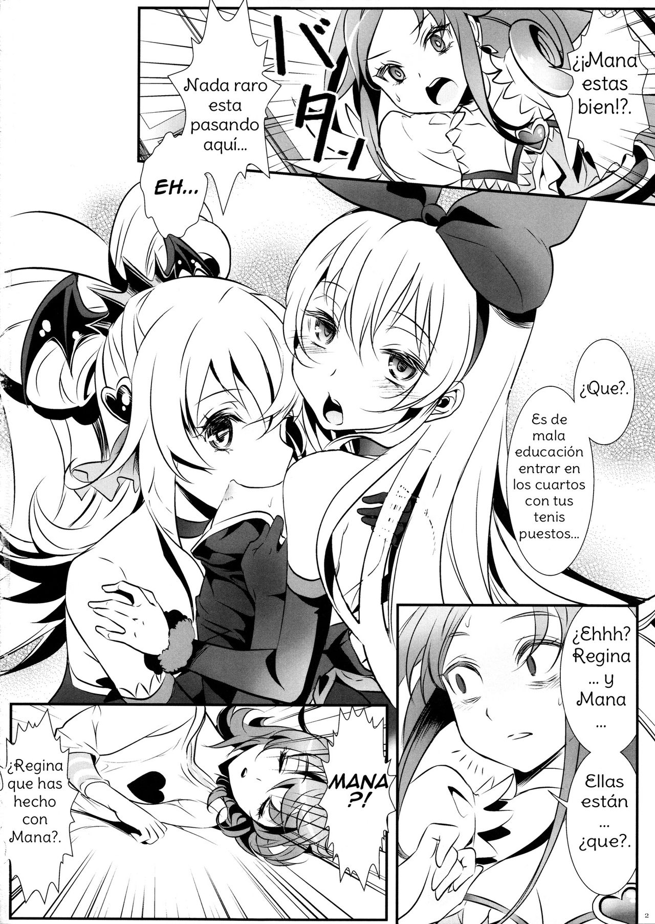 (C85) [Soramimi (Mytyl)] Jikochu- demo Ai wa Minagiru! | A Selfish, But Overflowing With Love! (Dokidoki! Precure) [Spanish] [Amaterasu] numero di immagine  3