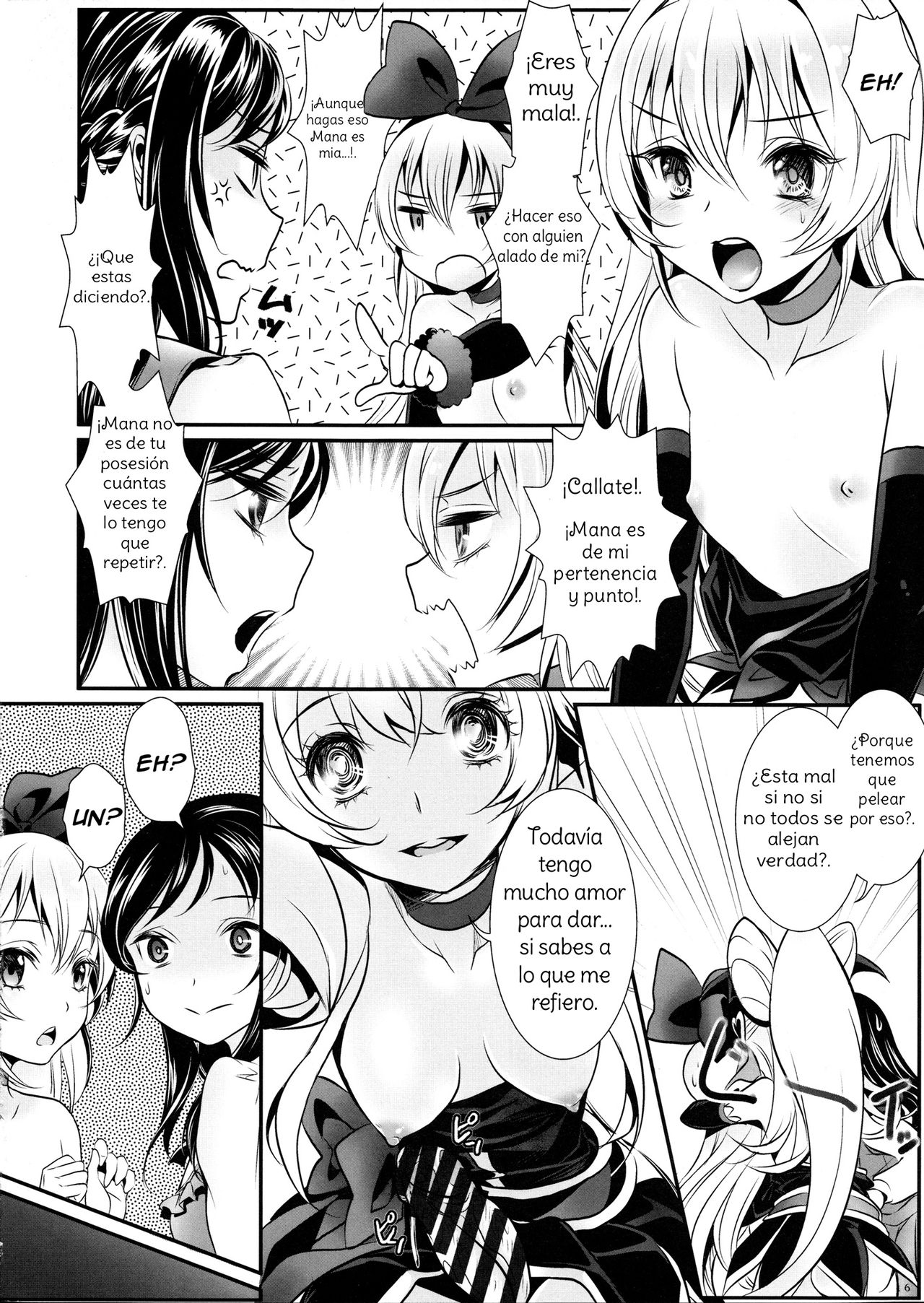 (C85) [Soramimi (Mytyl)] Jikochu- demo Ai wa Minagiru! | A Selfish, But Overflowing With Love! (Dokidoki! Precure) [Spanish] [Amaterasu] numero di immagine  17