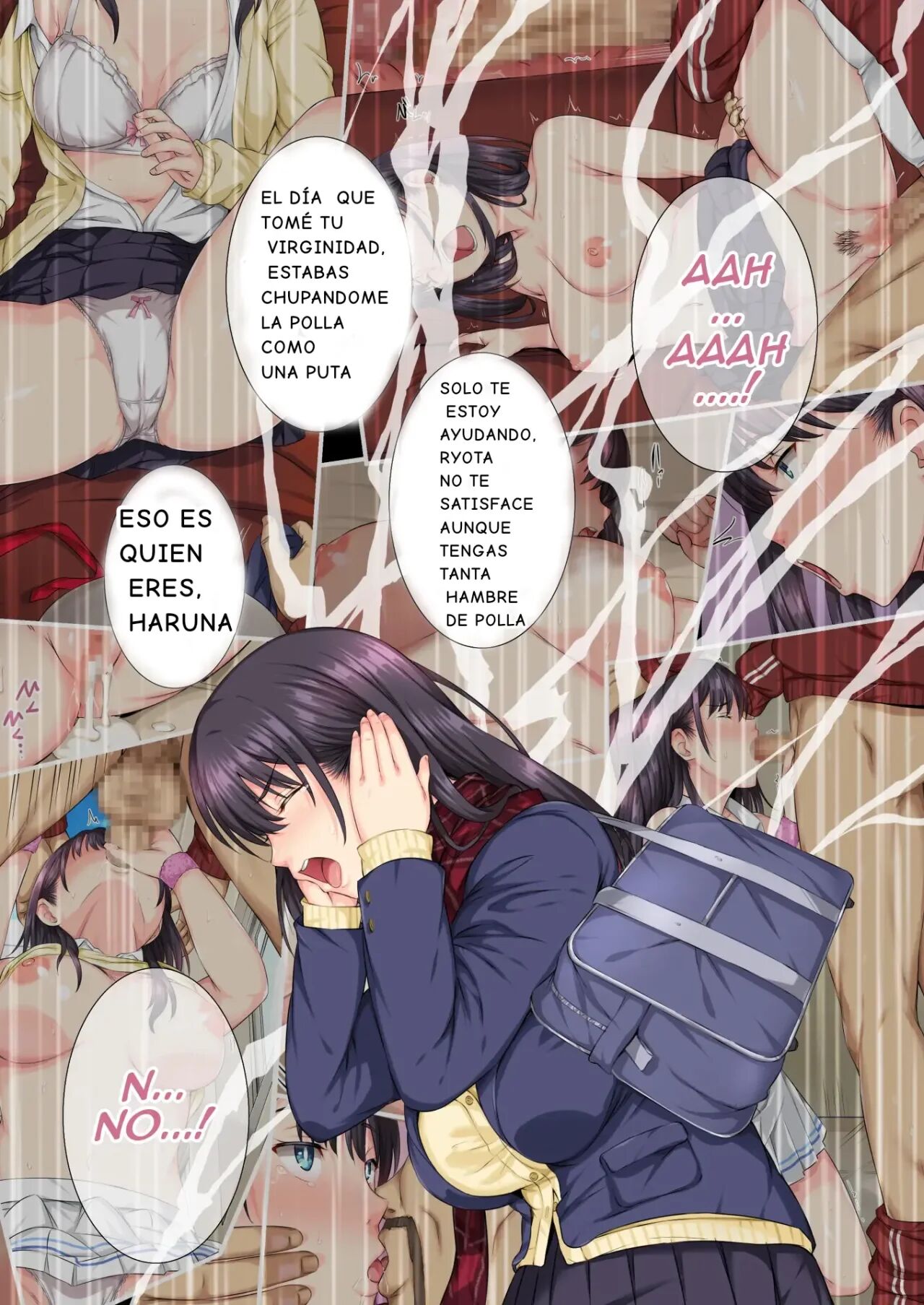 [Rokumarusou (Sanrokumaru)] Soshite Watashi wa Kyou mo Ano Otoko ni Taberareru -Zoku- [Spanish] numero di immagine  4