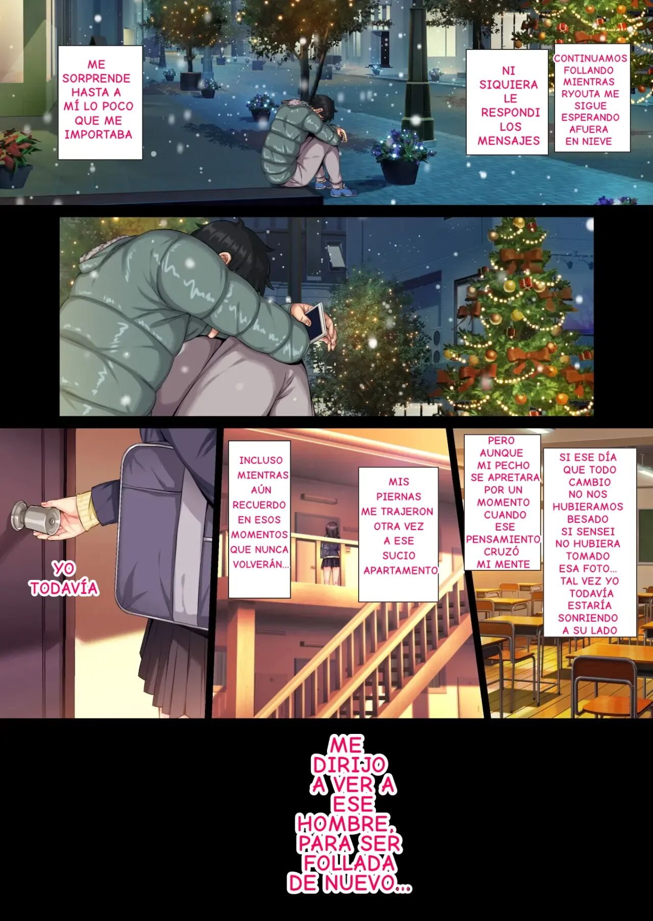 [Rokumarusou (Sanrokumaru)] Soshite Watashi wa Kyou mo Ano Otoko ni Taberareru -Zoku- [Spanish] numero di immagine  38