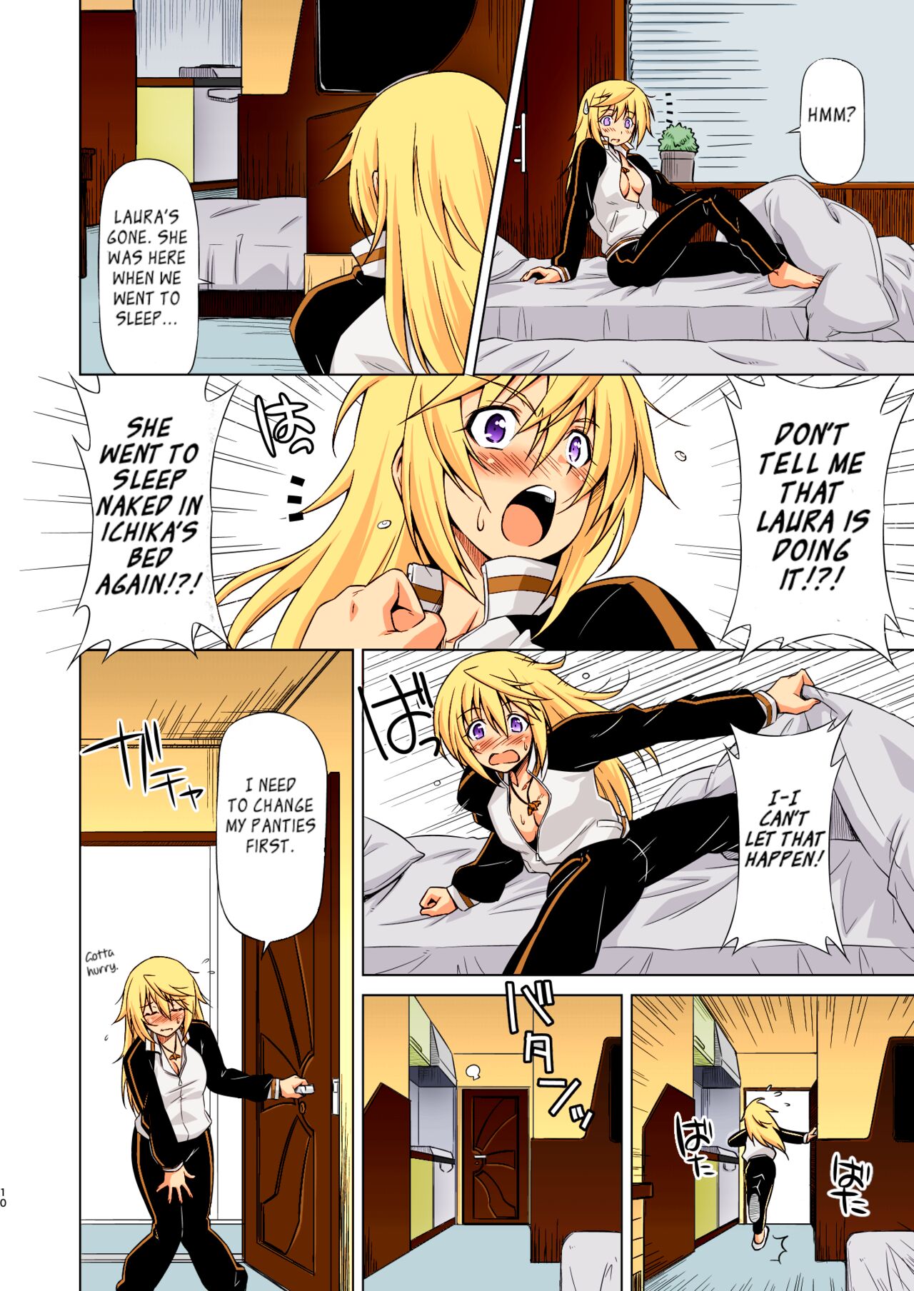 [ACID EATERS (Kazuma Muramasa)] Oshinobe!! Charlotte | You're Growing Bigger, Charlotte! (IS <Infinite Stratos>) [English] [Rapid Switch] [Colorised] [Digital] image number 9