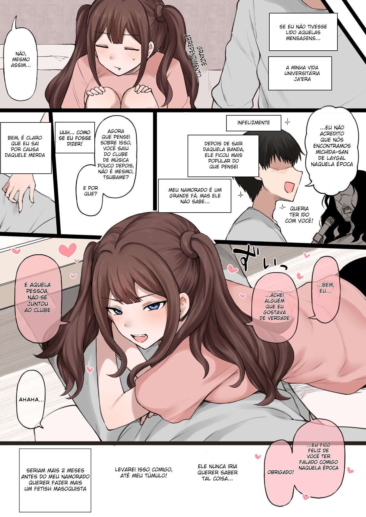 [Doushia (Terasu MC)] Boku no Netorase Seiheki ni Tsukiatte kureru Kanojo [Portuguese-BR] [Digital] 图片编号 56