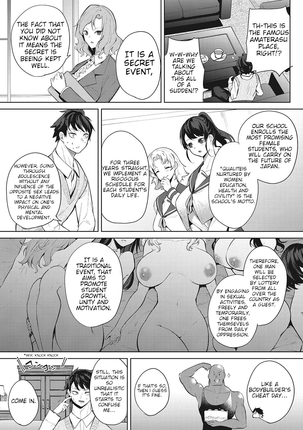 [Kurokawa Otogi] Amaterasu Jogakuin Bunkasai Ch. 1 | Amaterasu Girls' Academy Culture Festival Chapter 1 (COMIC HOTMILK 2021-03) [English] [Digital] 이미지 번호 3