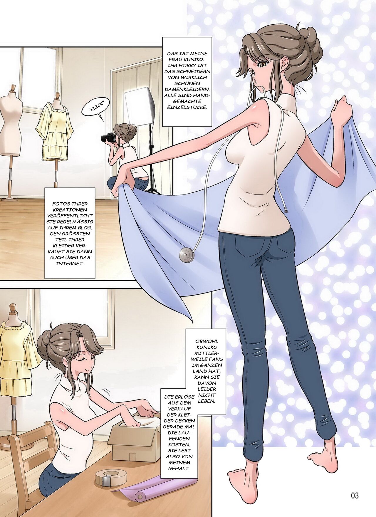 [DOZA Village (Dozamura)]  Ore Shicchochuu Tsuma Netorechuu [German][Decensored][Colorized][Centurion2] numero di immagine  4