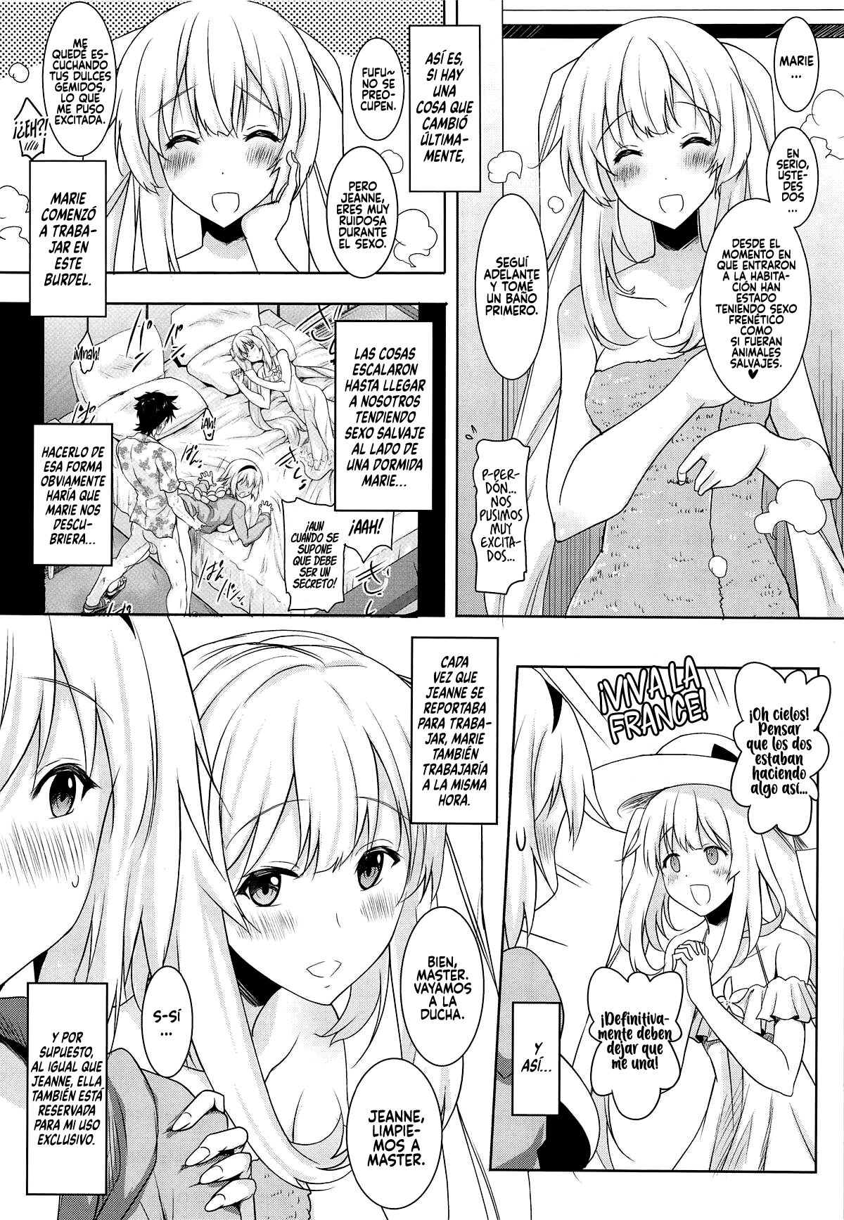 (COMIC1☆15) [Syunkan Saidaihusoku (Pony R)] Kyonyuu Seijo to Ouhi ga Noukou na Shitawaza de Kurikaeshi Nuite Kureta Ato ni Honban Sasete Kureru Fellatio Fuuzoku (Fate/Grand Order) [Spanish] [Rakuen Translations] Bildnummer 7