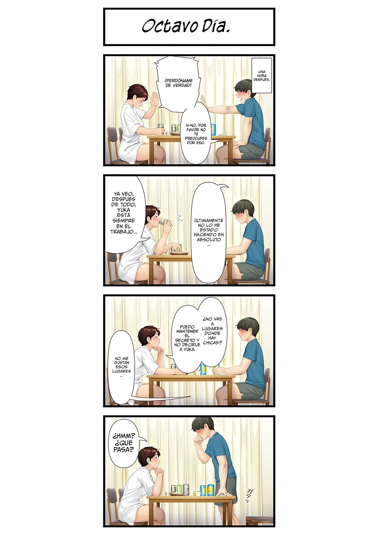 [Heiantei (Frame, Jagaimo)] Youka-go Tsuma no Haha o Daku | Tniendo sexo con mi suegra Después de 8 dias  [Spanish] [Shining Hentai]  [Digital] numero di immagine  8