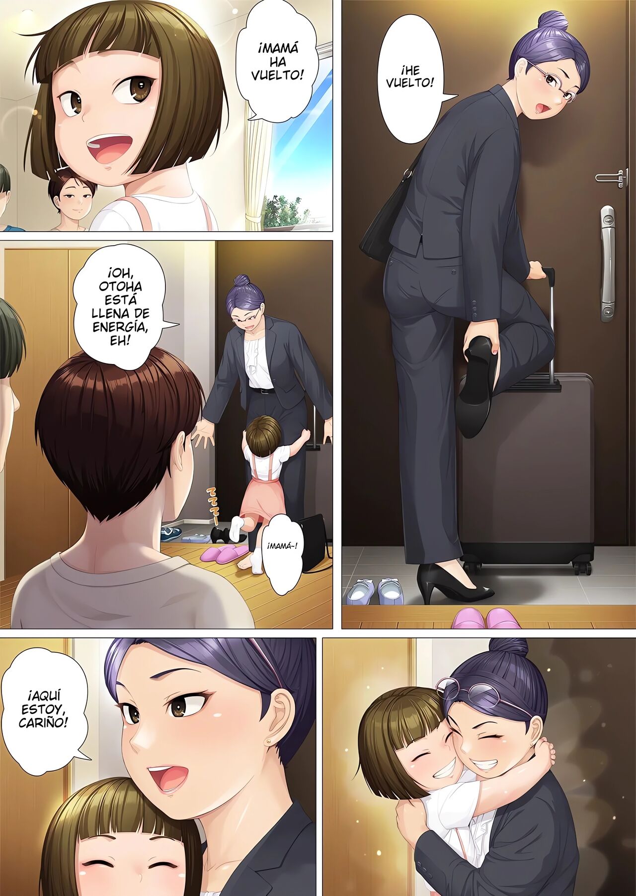 [Heiantei (Frame, Jagaimo)] Youka-go Tsuma no Haha o Daku | Tniendo sexo con mi suegra Después de 8 dias  [Spanish] [Shining Hentai]  [Digital] numero di immagine  35