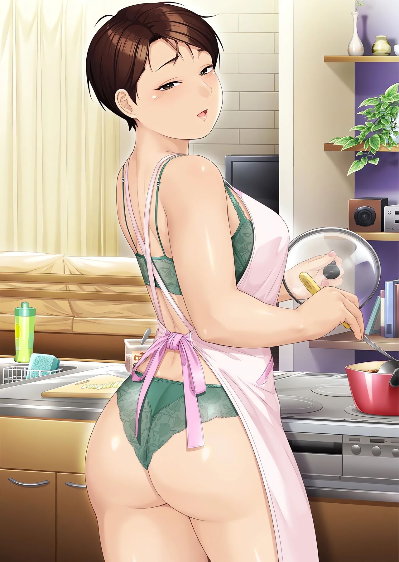 [Heiantei (Frame, Jagaimo)] Youka-go Tsuma no Haha o Daku | Tniendo sexo con mi suegra Después de 8 dias  [Spanish] [Shining Hentai]  [Digital] numero di immagine  37