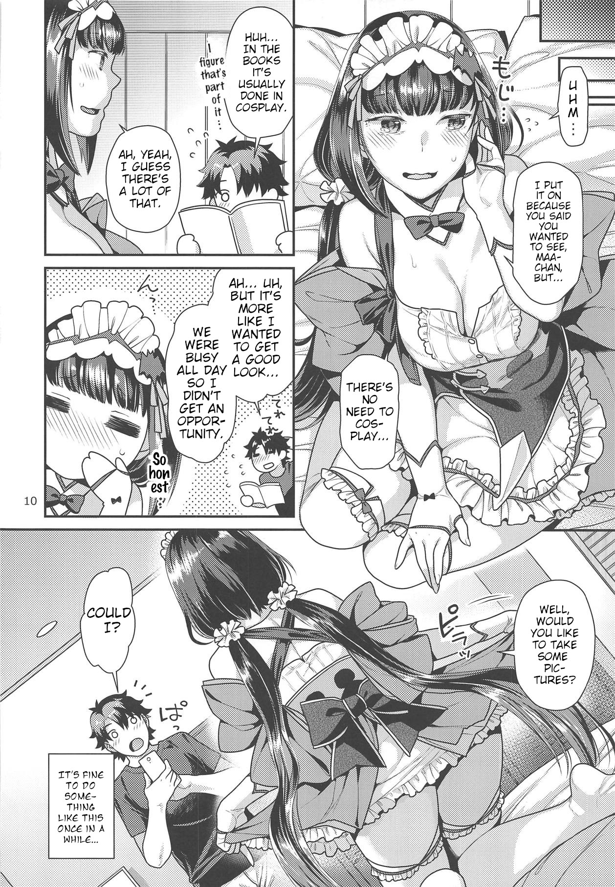 (COMIC1☆15) [Nekomataya (Nekomata Naomi)] Maid Cos Osakabehime to Off-Pako Suru Hon | Having Off-Pako With Maid Cos Osakabehime Book (Fate/Grand Order) [English] 9eme image