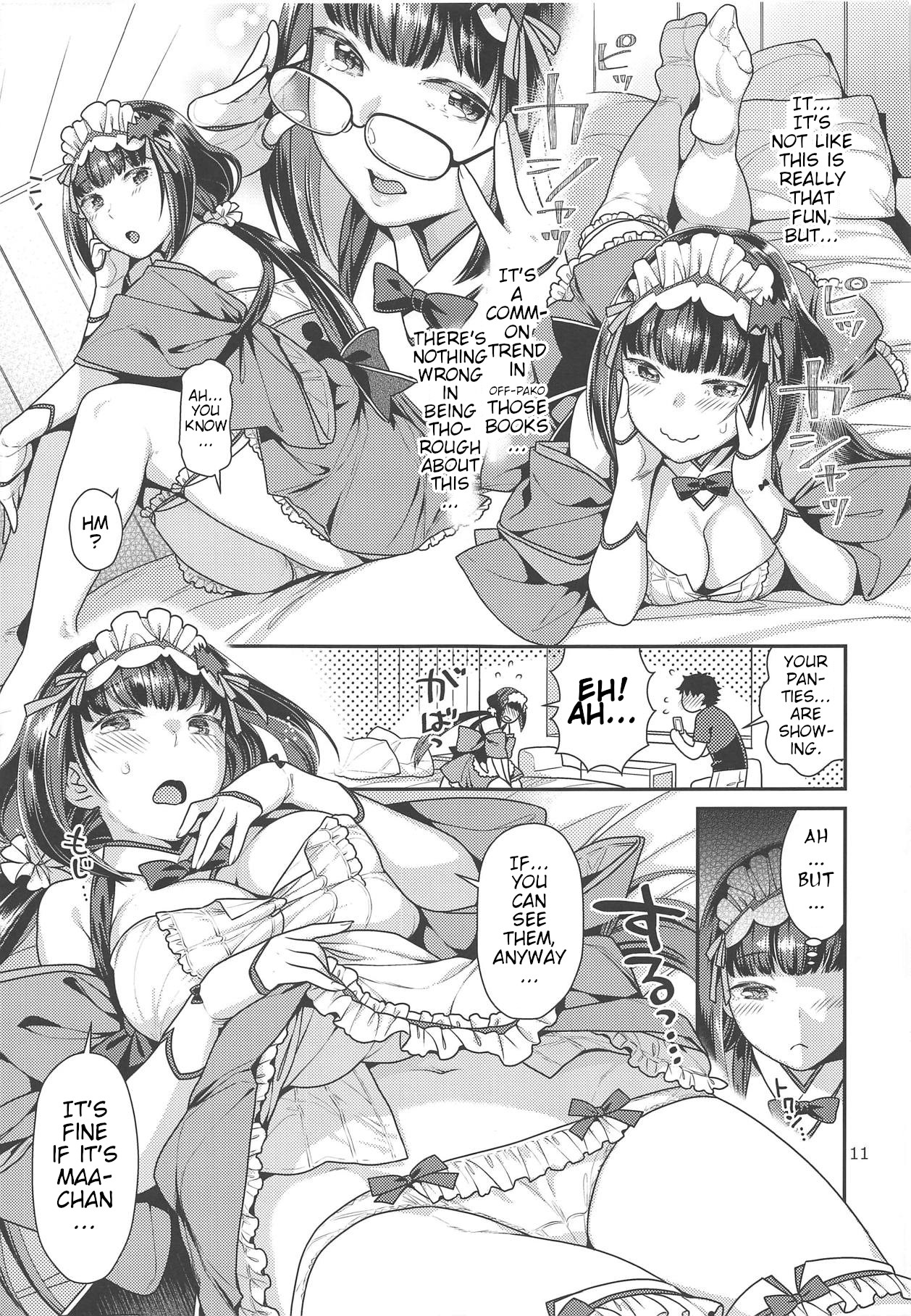 (COMIC1☆15) [Nekomataya (Nekomata Naomi)] Maid Cos Osakabehime to Off-Pako Suru Hon | Having Off-Pako With Maid Cos Osakabehime Book (Fate/Grand Order) [English] 10eme image