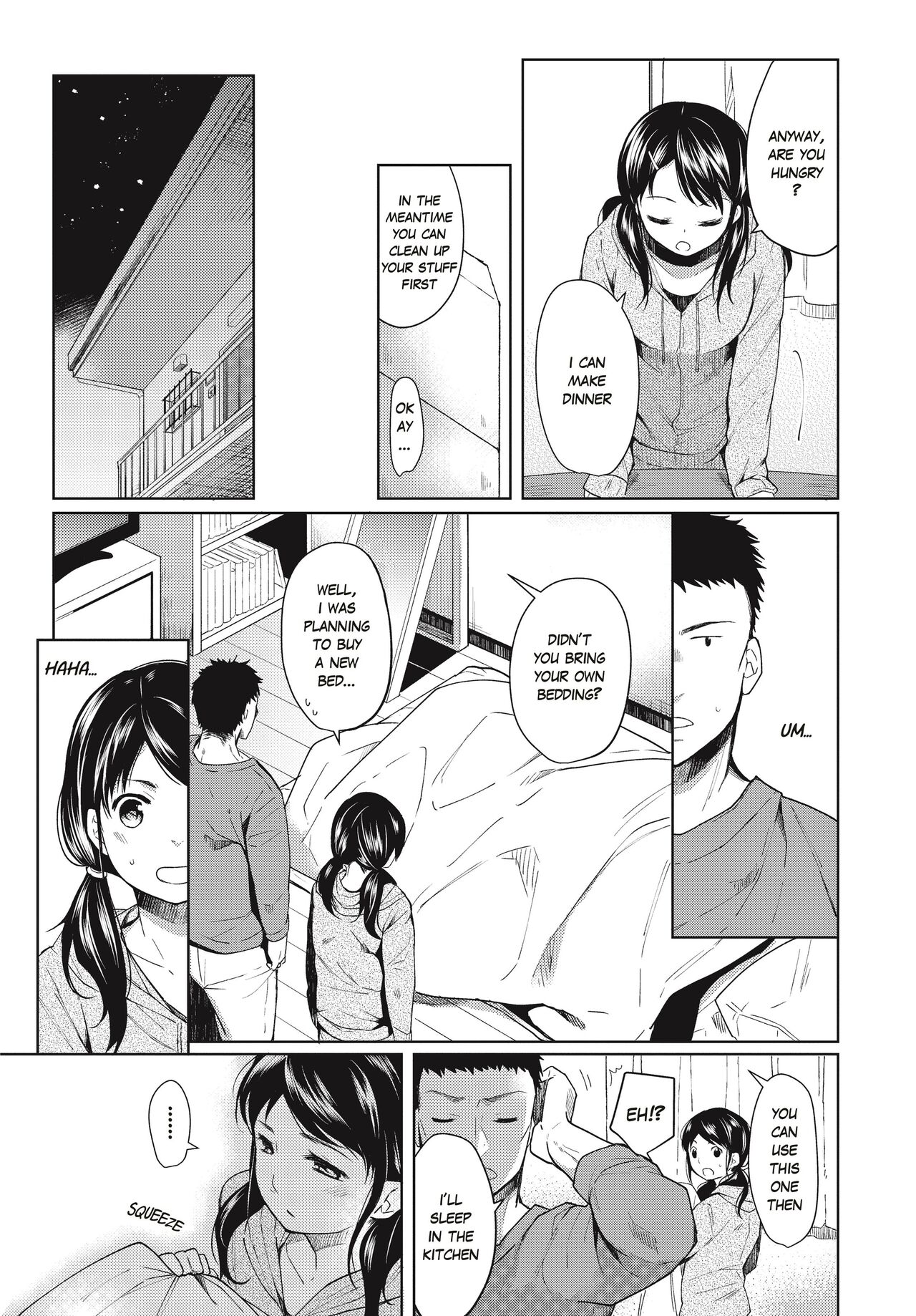 [Fumitsuki Sou] 1 Room Apartment + Highschool Girl Suddenly Living Together? Close Contact!? First Sex!!? Ch. 1 [English] [Project-H] [Decensored] [Digital] Bildnummer 7