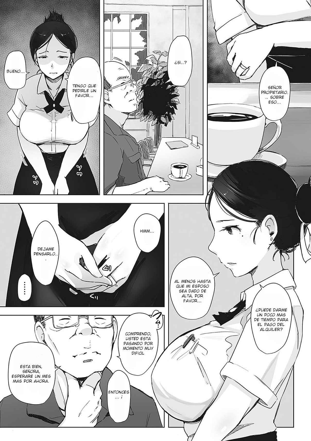 [Arakure] La cafeteria de la esposa infiel (Yue ni Hitozuma wa Netorareta.) [Spanish] [Decensored] [Digital] numero di immagine  3