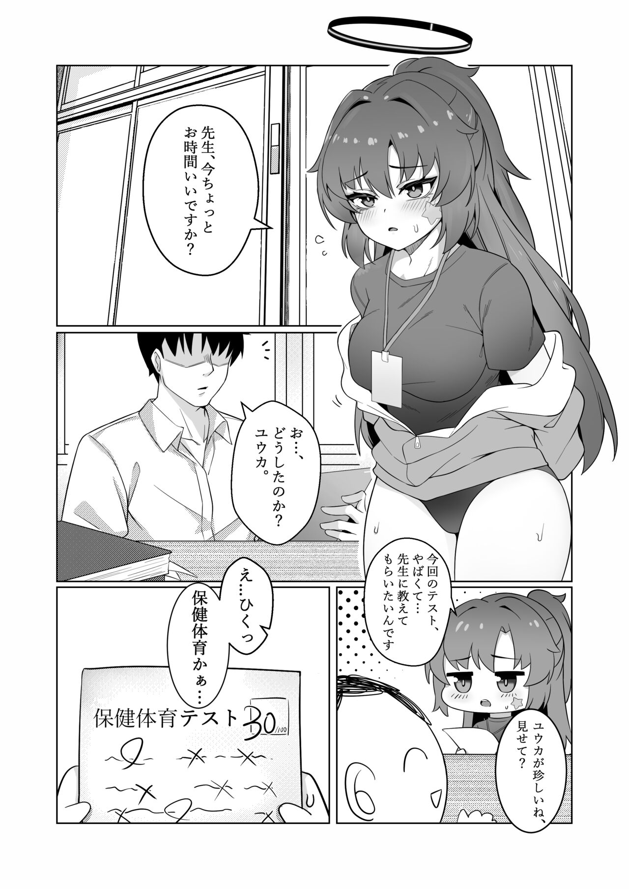(COMIC1☆22)[りとりときっさ(コウサギ)] Secret sex education with Sensei (Blue Archive) [Digital] numero di immagine  2