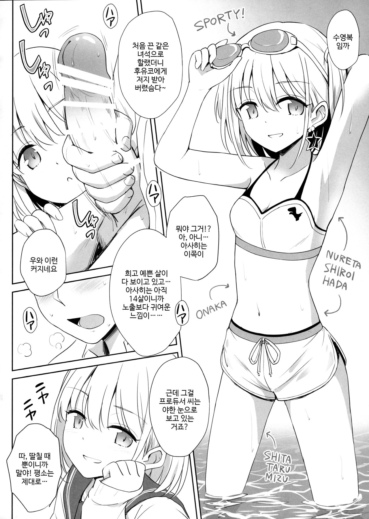 (C97) [54BURGER (Marugoshi)] Serizawa Asahi no Yoru no Kao (THE IDOLM@STER : Shiny Colors) [Korean] изображение № 7