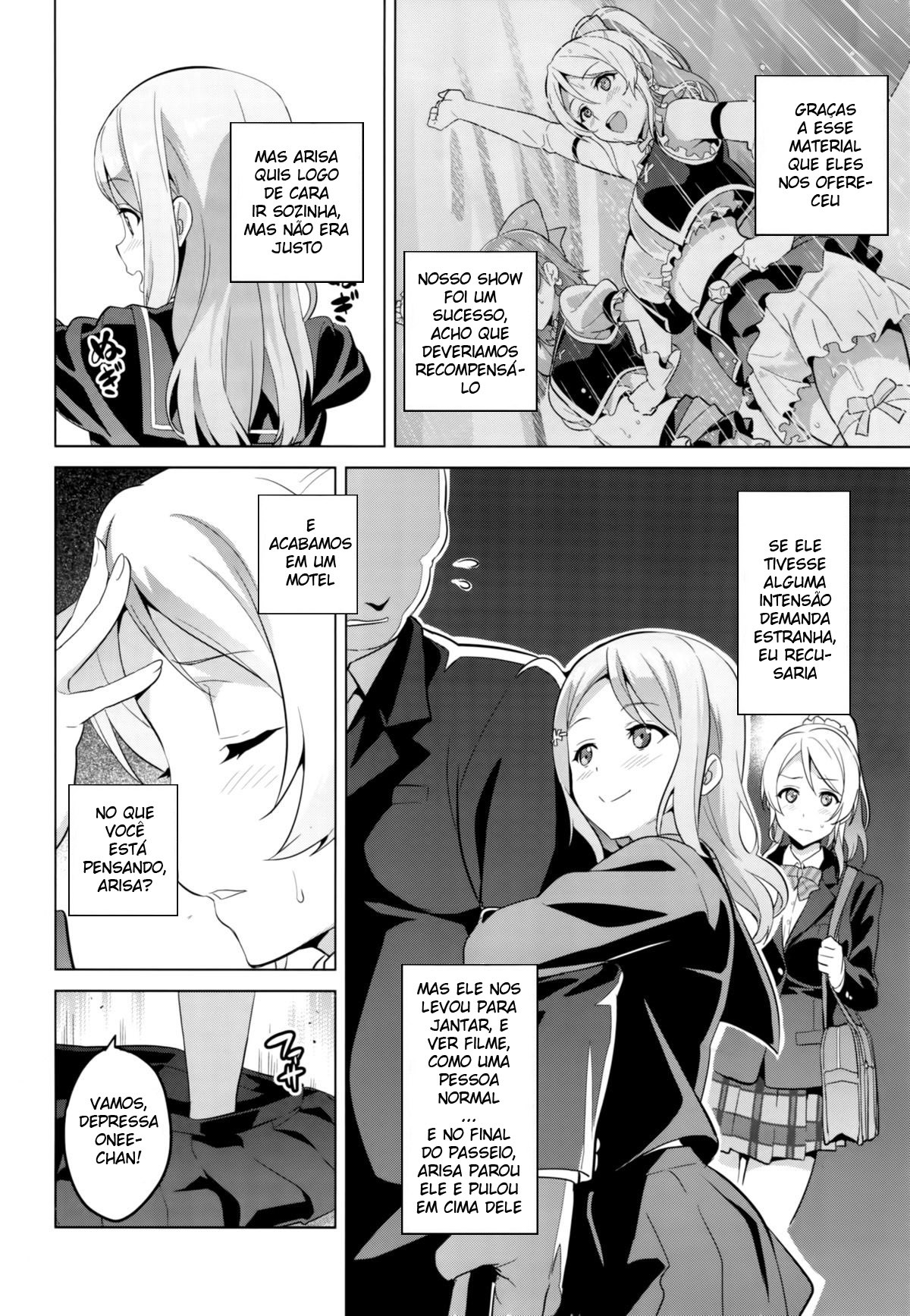 (C86) [Shinjugai (Takeda Hiromitsu)] Eritama! - eri love middleage (Love Live!) [Portuguese-BR] изображение № 3