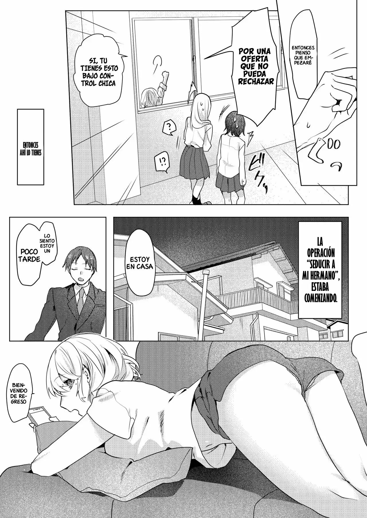 [Negiyashiki (Moegi)] Onii-chan Yuuwaku Keikaku | Un Plan para Ceducir a mi Hermano [Spanish] [Traducciones de Ajce] 图片编号 18