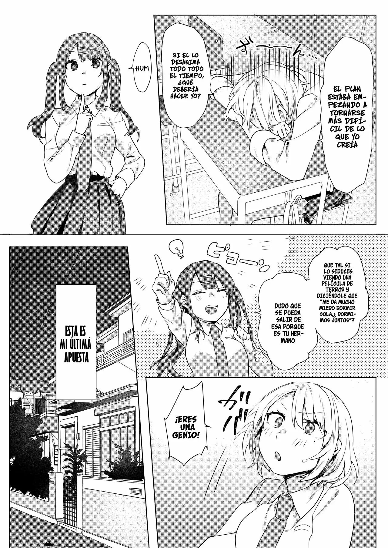 [Negiyashiki (Moegi)] Onii-chan Yuuwaku Keikaku | Un Plan para Ceducir a mi Hermano [Spanish] [Traducciones de Ajce] 图片编号 24