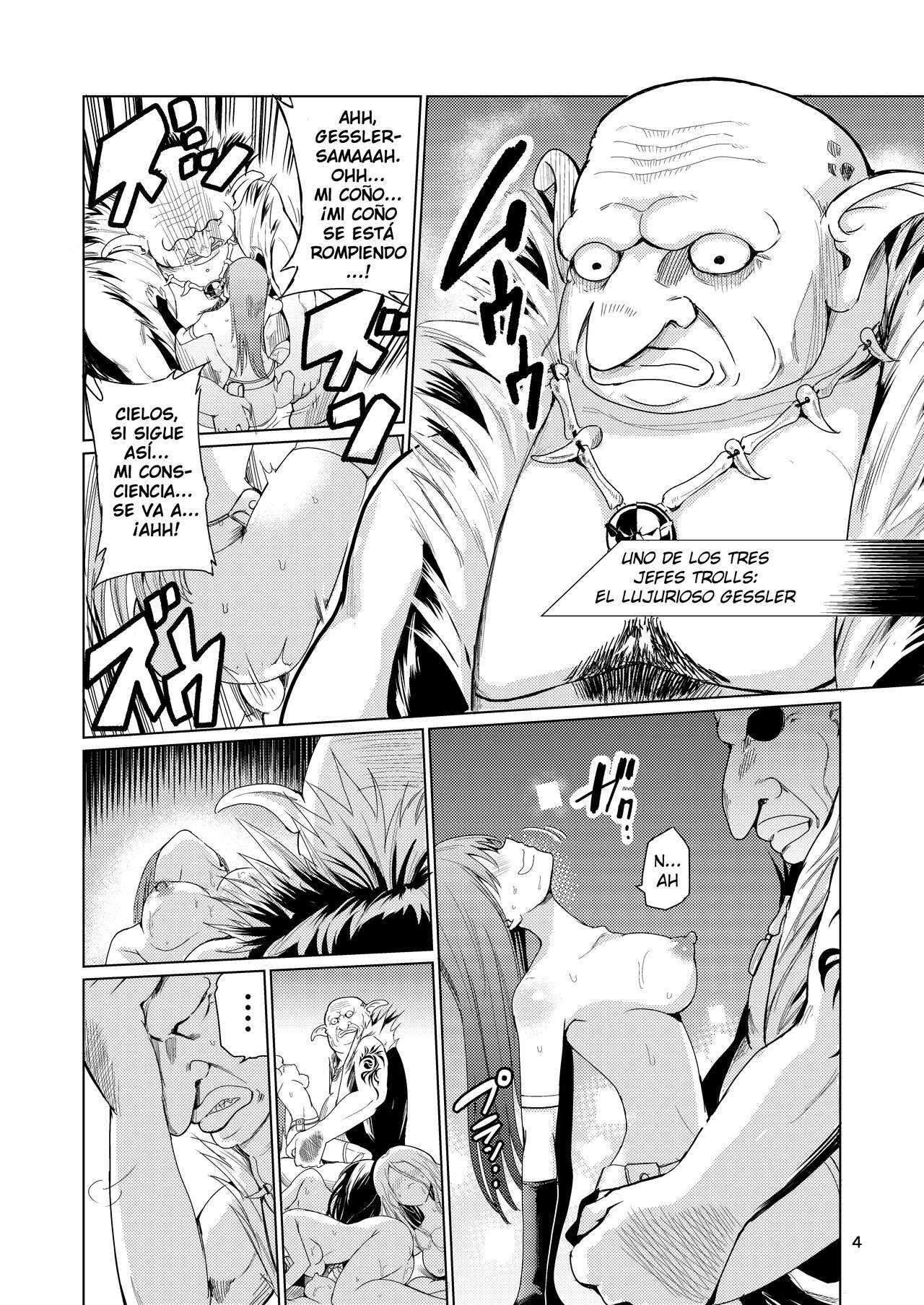 [Raid Socks (Tricky)] Kyouran no Toubatsu Hime Daria [Spanish] image number 3