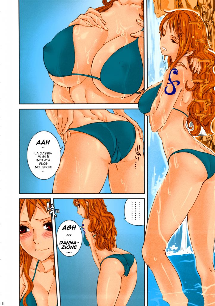 (C82) [Queen Of VANILLA (Tigusa Suzume)] Natsu * Hana | La Cascata (One Piece) [Italian] [Colorized] image number 6