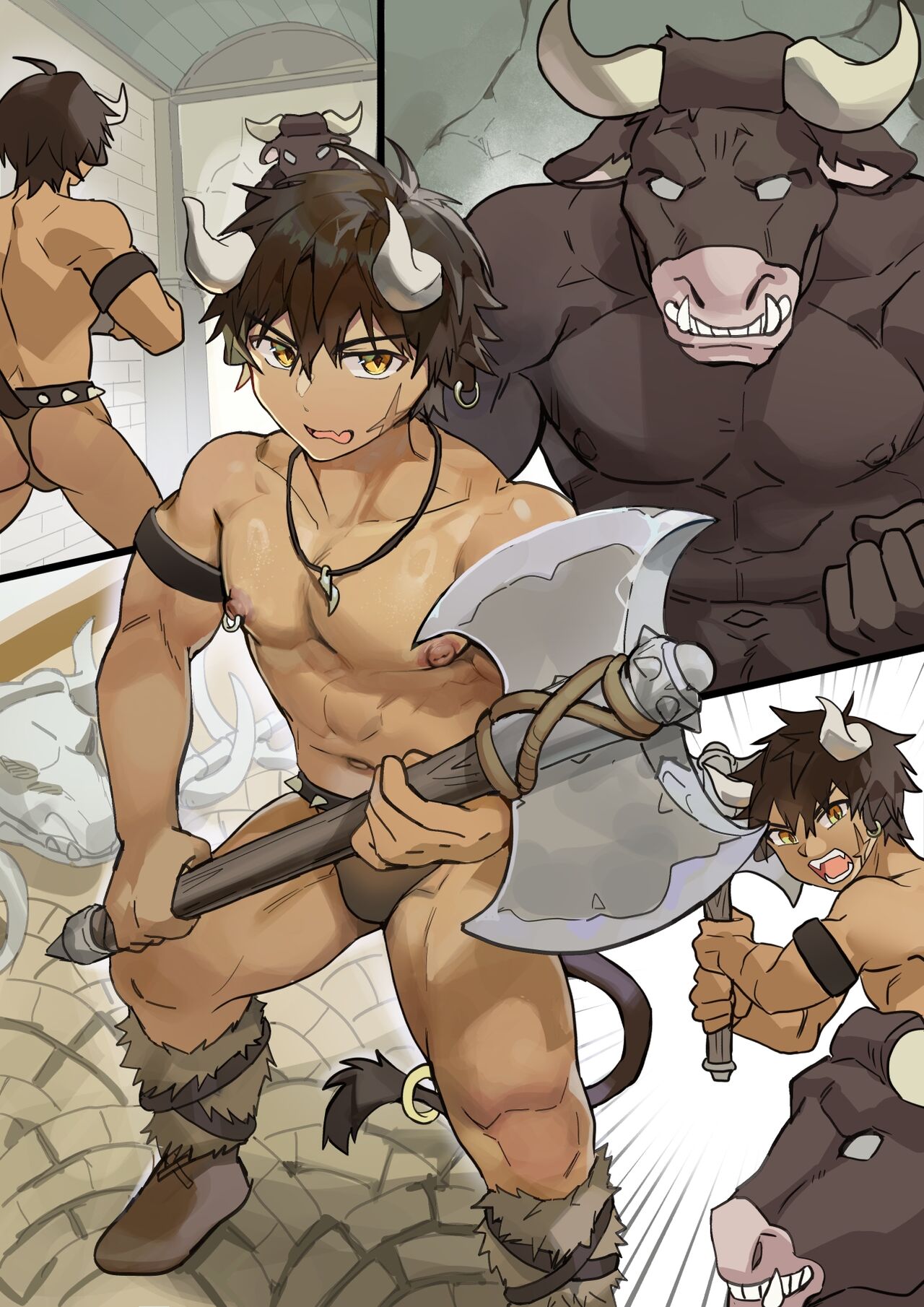 TAKK: Minotaur X Bautel Being a Mature Bull 画像番号 11