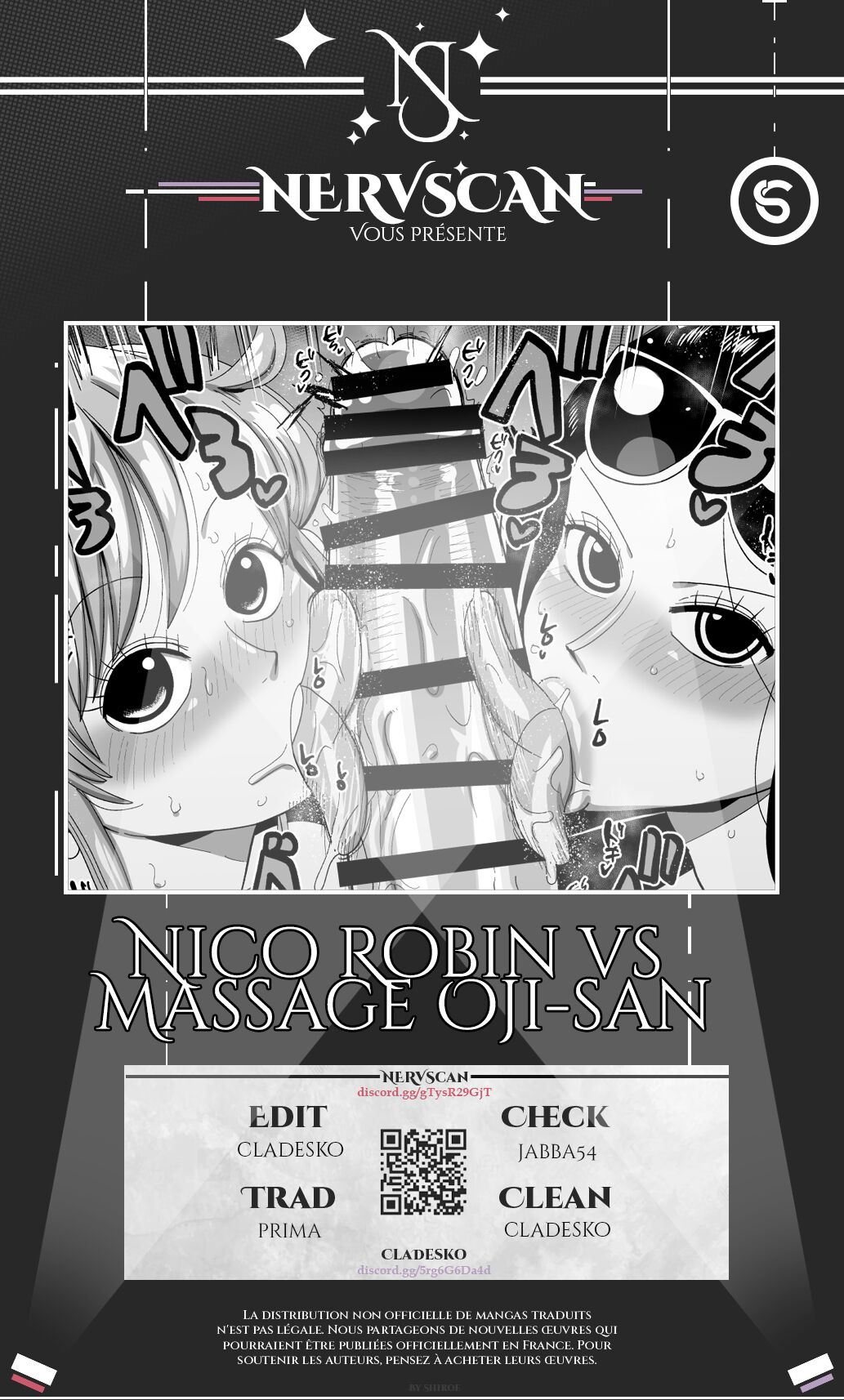 [CRAFT (Kiliu)] Nico Robin Vs. Masseur Old Man {nervscan} (One Piece)(french) 画像番号 1