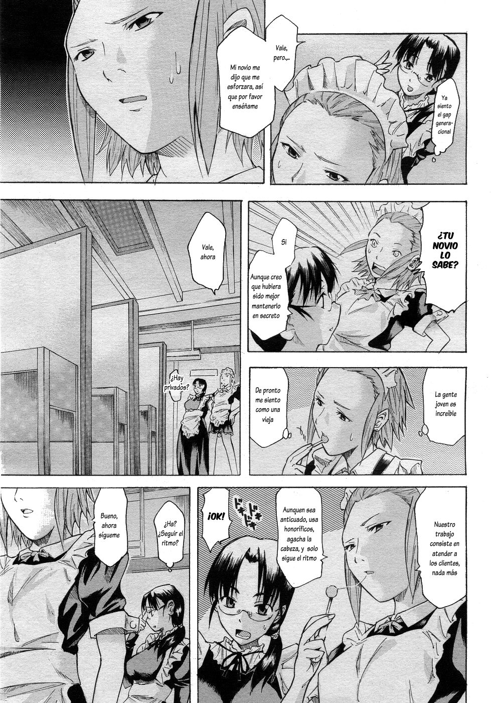 [Miharu] Trouble★Arbeit | Trabajo★Problemático (COMIC Megastore H 2005-11) [Spanish] [Lovely Diablesse Scan] numero di immagine  5