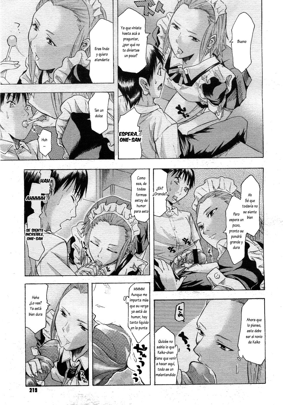 [Miharu] Trouble★Arbeit | Trabajo★Problemático (COMIC Megastore H 2005-11) [Spanish] [Lovely Diablesse Scan] 이미지 번호 19