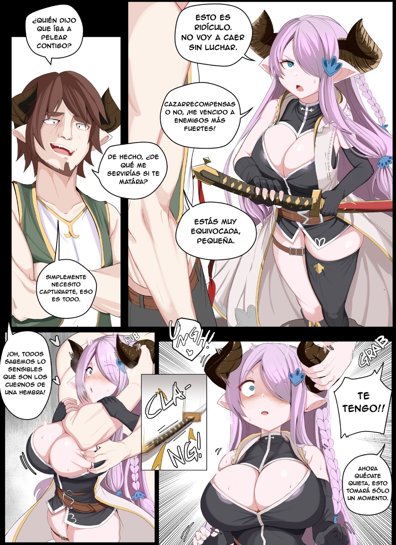 [BagelBomb] BAD END Narmaya [Granblue Fantasy] [Spanish] 图片编号 1