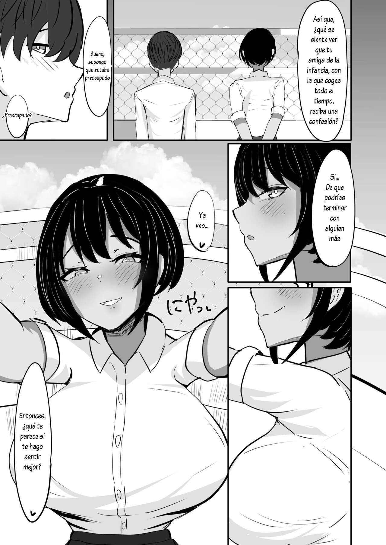 [Huwahuwa Raidou] Suieibu Shushou no Boyish Osananajimi wa Boku no Chinpo ni Dohamari Chuu  [Spanish] [Lovely Diablesse Scan] [Digital] Bildnummer 27