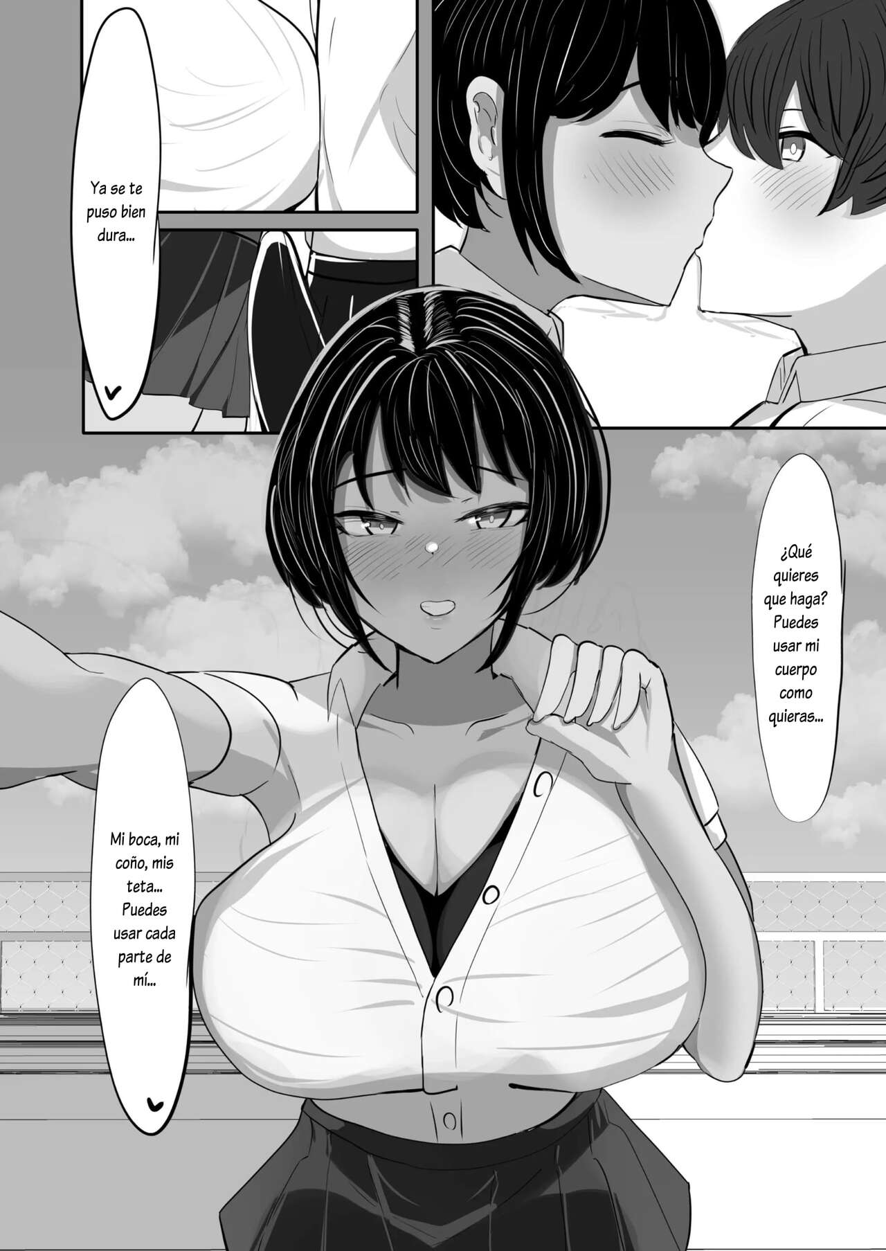 [Huwahuwa Raidou] Suieibu Shushou no Boyish Osananajimi wa Boku no Chinpo ni Dohamari Chuu  [Spanish] [Lovely Diablesse Scan] [Digital] изображение № 28