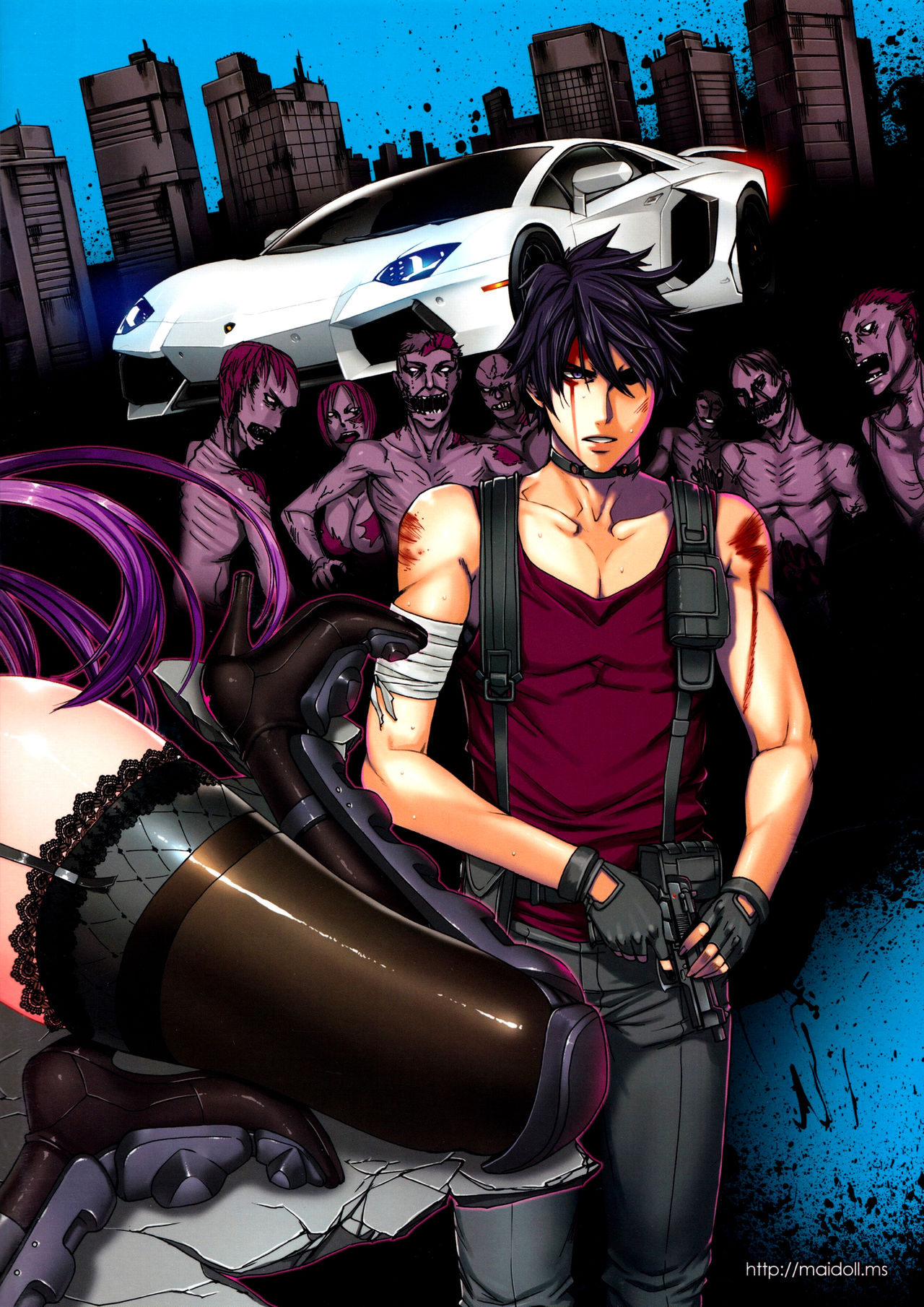 (C81) [Maidoll (Fei)] Kiss of the Dead 2 (Gakuen Mokushiroku Highschool of The Dead) [French] [SAXtrad] 图片编号 2