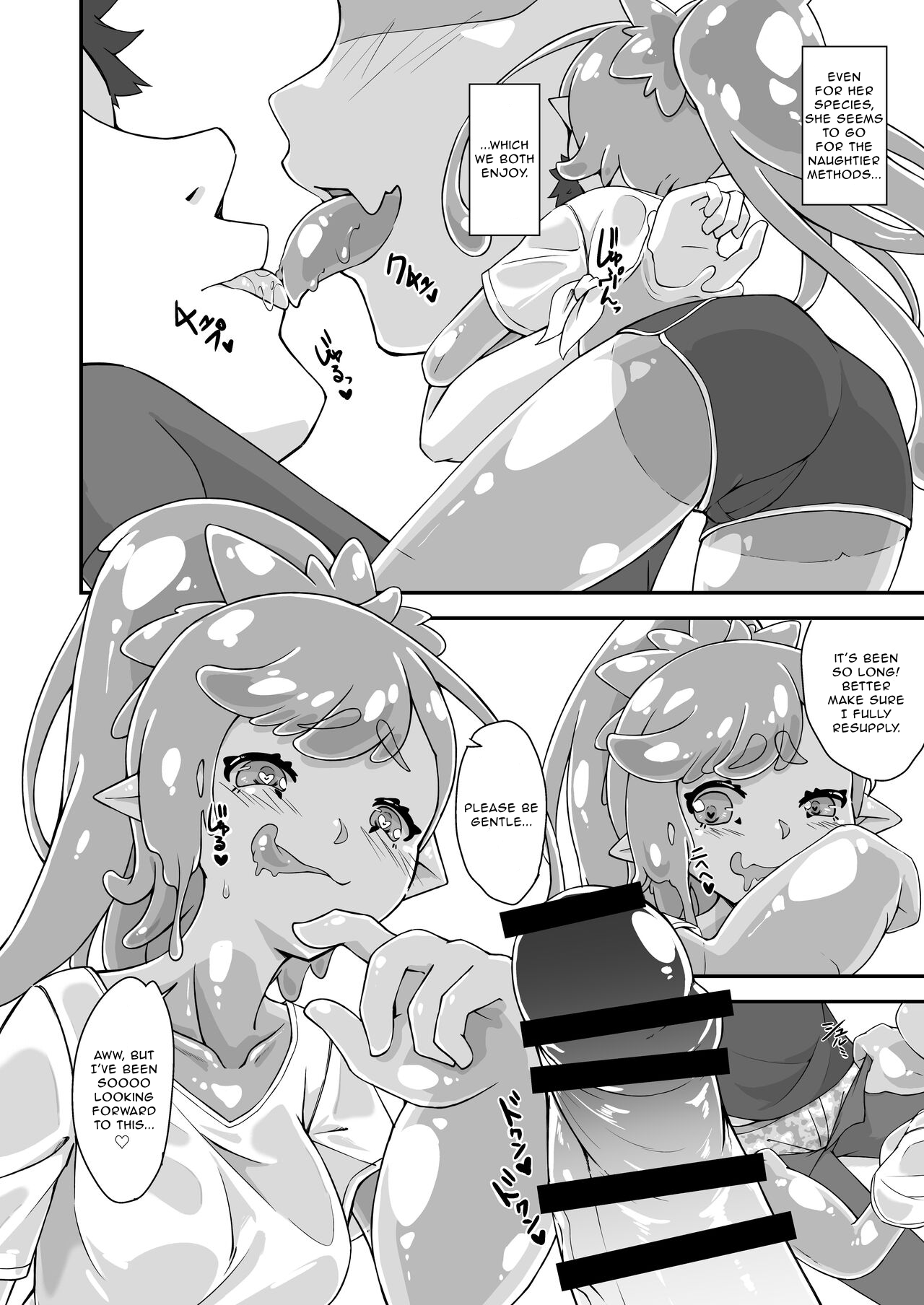 [Kemoyuru (Akahito)] My Childhood Friend Is a Slime Girl | Osananaji wa Slime Musume [English] [Aganon] [Digital] image number 5