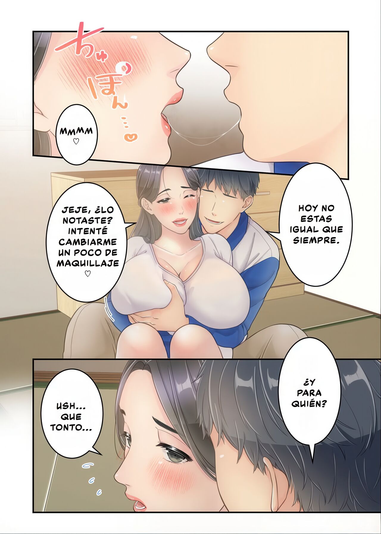 [Yuriko Club] Boku no Mama to Takuhai no Onii-san ga. | Mi Mamá y el Repartidor. [Spanish] [D-TRAD] image number 30