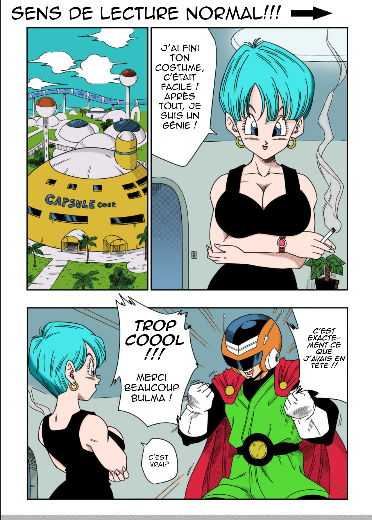 [Yamamoto] LOVE TRIANGLE Z PART 3 (Dragon Ball Z) [French] [Colorized] [Decensored] image number 2