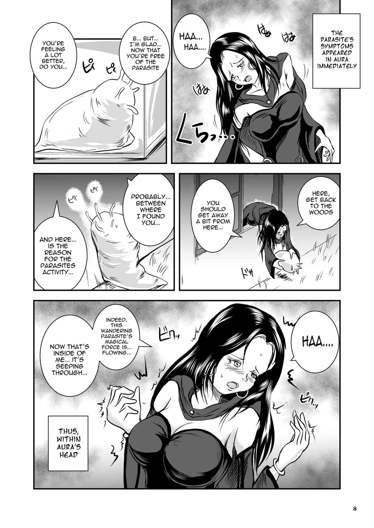 (Takaishi Fuu) Parasitized Giant Slugs vs Sorceress of the Black Hair as Aura [English] [Mant] [Digital] 8eme image