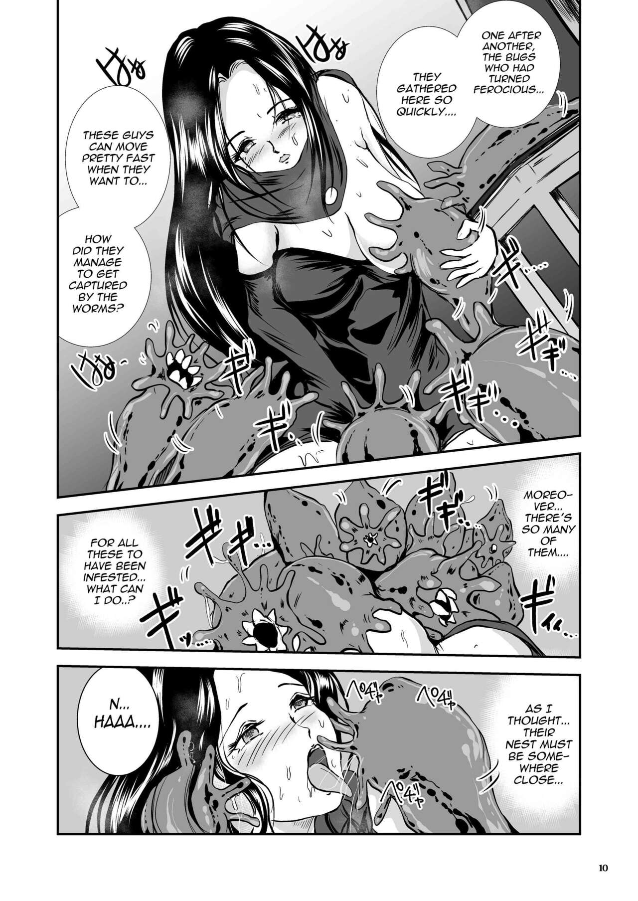 (Takaishi Fuu) Parasitized Giant Slugs vs Sorceress of the Black Hair as Aura [English] [Mant] [Digital] image number 10