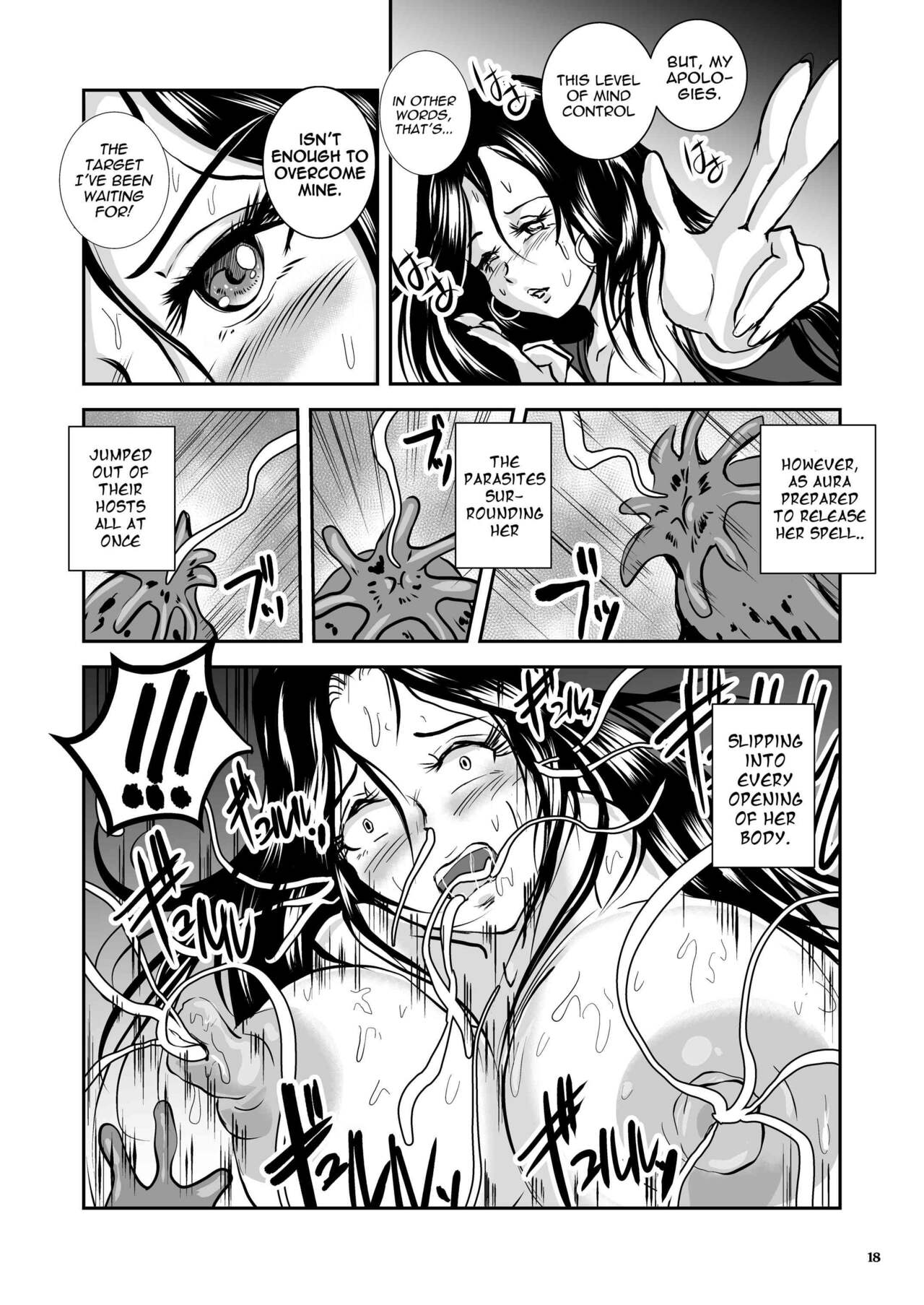 (Takaishi Fuu) Parasitized Giant Slugs vs Sorceress of the Black Hair as Aura [English] [Mant] [Digital] numero di immagine  18