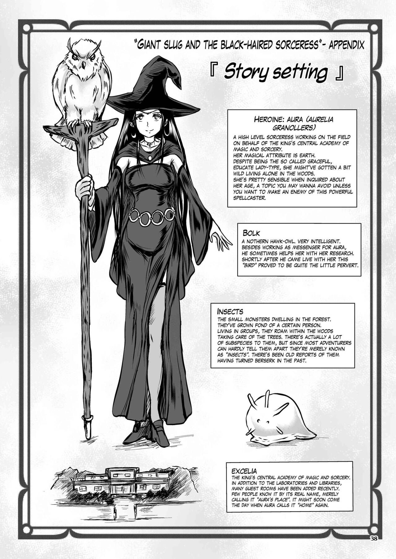 (Takaishi Fuu) Parasitized Giant Slugs vs Sorceress of the Black Hair as Aura [English] [Mant] [Digital] image number 38